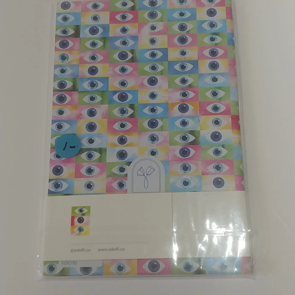 Solstice Multicolor Eye Pattern Notebook